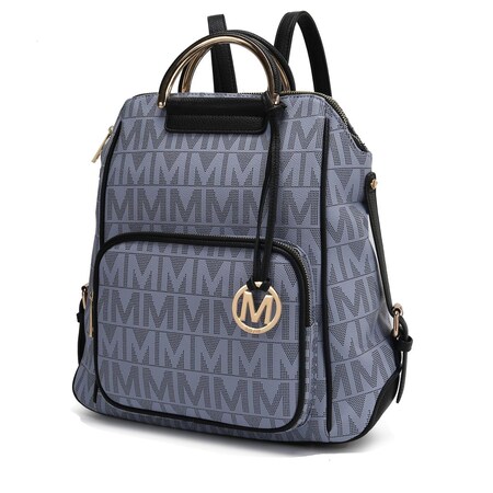 Mkf Collection By Mia K. Cora Milan M Signature Trendy Backpack, Cora Red - Large MK312332